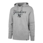 NEW YORK YANKEES SLATE GREY PREGAME HEADLINE HOOD MENS
