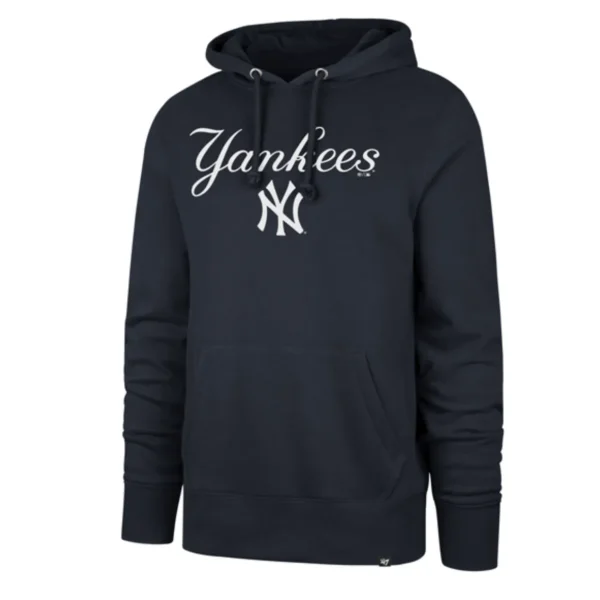 NEW YORK YANKEES FALL NAVY PREGAME HEADLINE HOOD MENS