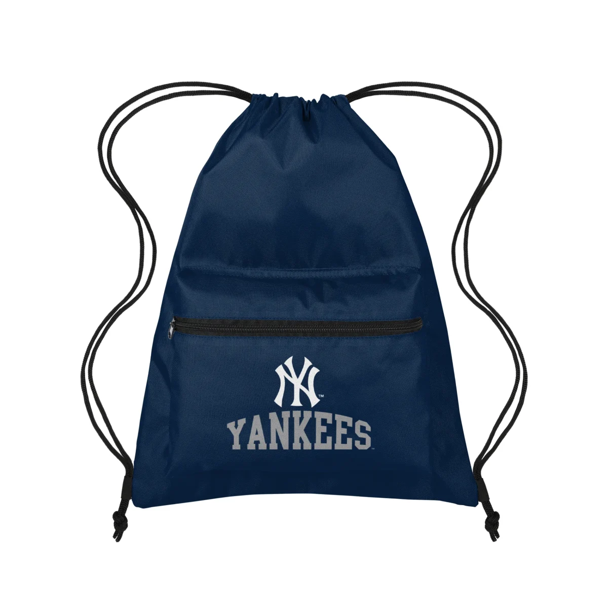 NEW YORK YANKEES POCKET DRAWSTRING BACKPACK NAVY - Image 1