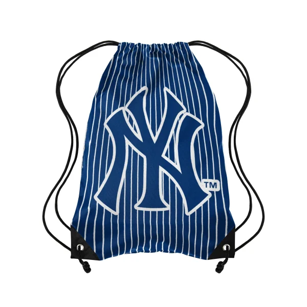 NY  Yankees  NY  NAVY PINSTRIPE  FOCO Drawstring BACKPACK