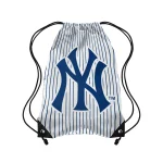NY  Yankees  NY  WHITE PINSTRIPE  FOCO  Drawstring BACKPACK
