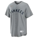NY YANKEES NIKE REPLICA JERASY GRAY ROAD PLAYER NAME & NUMBERS B RUTH #3 - Image 2