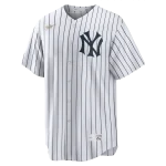 NY YANKEES NIKE REPLICA JERASY WHITE HOME PLAYER NAME & NUMBERS M MANTLE #7 - Image 3