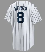 NY YANKEES NIKE REPLICA JERASY PLAYER NAME & NUMBERS BERRA #8 - Image 3
