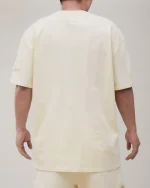 NEW YORK YANKEES NEUTRAL CJ DROP SHOULDER  EGGSHELL TEE - Image 4