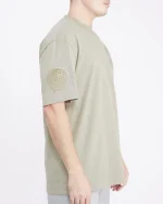 NEW YORK YANKEES NEUTRAL CJ DROP SHOULDER  DARK TAUPE TEE - Image 3