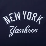 NY YANKEES MEN'S FULL ZIP HOODIE CLASSIC WIND SUIT NAVY - Image 4