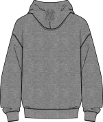 NEW YORK YANKEES NEUTRAL DROP SHOULDER FLC PO HOODIE DARK HEATHER GRE Y - Image 2