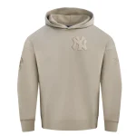 NY YANKEES MEN'S PULL OVER HOODIE NEUTRAL - Image 2