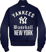 NY YANKEES MODERN ORIGINALS M SATIN JACKET - Image 2