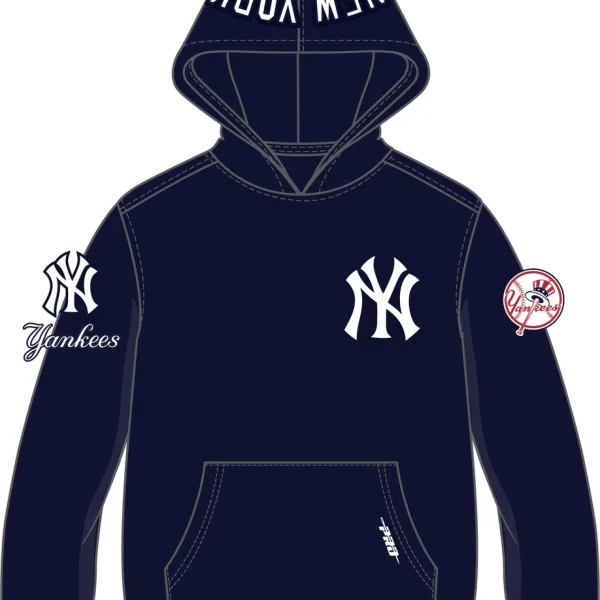 NEW YORK YANKEES CLASSIC BB FLC PO HOODIE