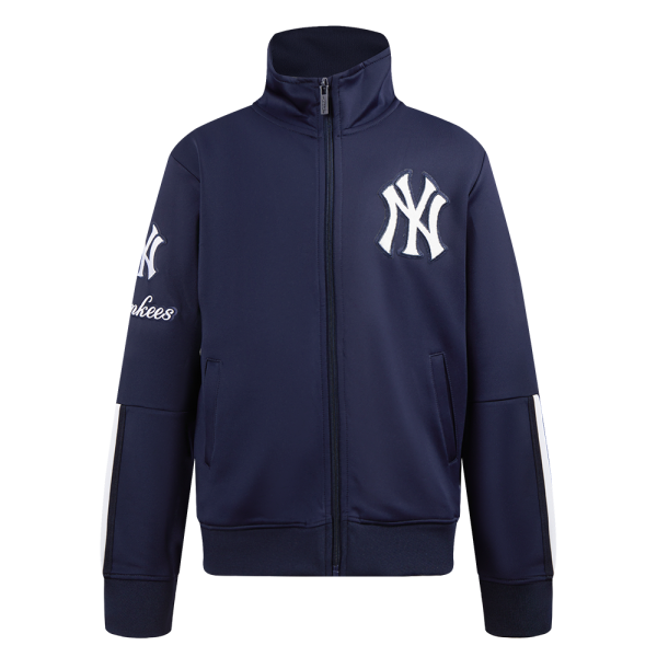 NY YANKEES BIG BOYS TRACK JACKET CLASSIC CHENILLE