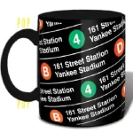 NY YANKEES  Stadium Subway 11oz  Mugs
