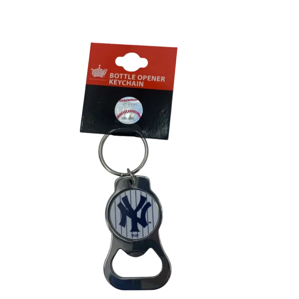 New York Yankees SILVER Bottle Opener  Key Chain