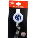NEW YORK YANKEES  Aminco Plastic Retractable I.D. Holder Badge Reel