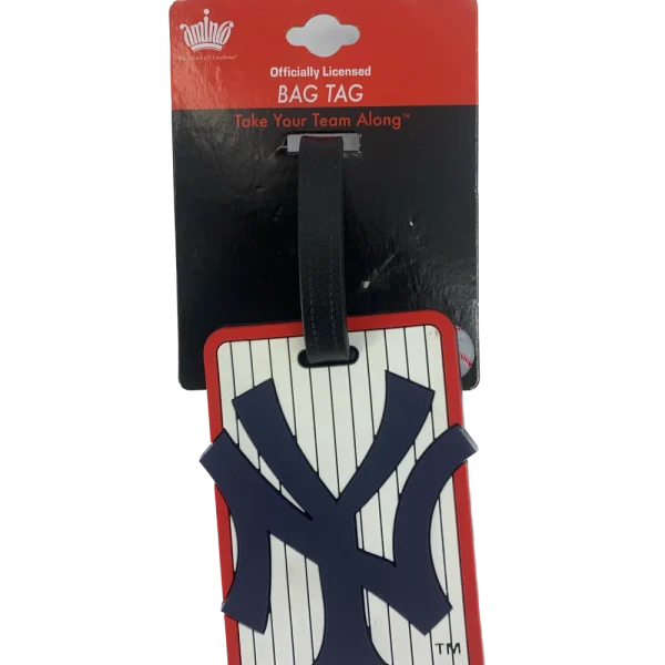New York Yankees Soft Luggage ID Bag Tags /Gym bag / Golf bag