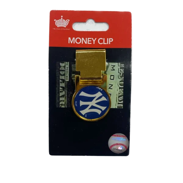 New York Yankees Classic Hinged Money Clip Gold