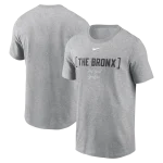 NY YANKEES Men's Nike Bracket Team Phrase GRAY Tee THE BRONX