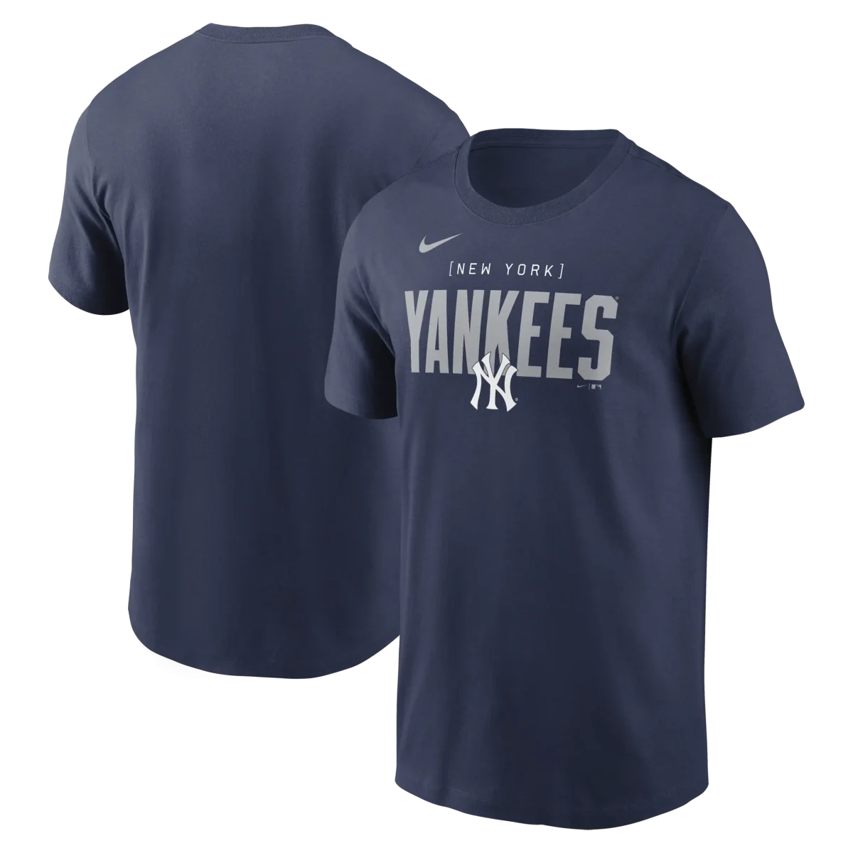 NY YANKEES Men's  Home Team Bracket Cotton Tee - Image 1