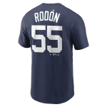 NY YANKEES RODON # 55 NIKE NAVY NAME & NUMBER MEN’S T-SHIRT - Image 2