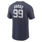 NY YANKEES JUDGE #99 NIKE NAVY NAME & NUMBER MEN’S T-SHIRT