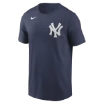 NY Yankees TORRES #25  Nike Navy Name & Number  Men's T-Shirt - Image 2