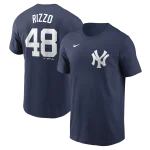 NY YANKEES NIKE A RIZZO # 48 Nike Navy Home Player Name & Number T-Shirt