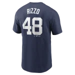 NY YANKEES NIKE A RIZZO # 48 Nike Navy Home Player Name & Number T-Shirt - Image 4