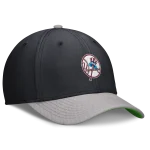 NYY Nike Cooperstown Collection Rewind Swoosh flex Performance Hat - Navy/Gray - Image 4