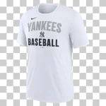 NEW YORK YANKEES MENS NIKE MLB LOG WHITE TEE