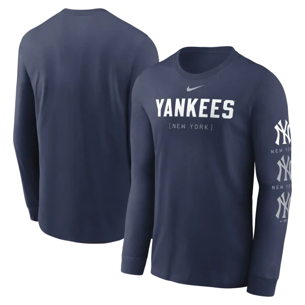 NY YANKEES LONG SLEEVE REPEATER T-SHIRT