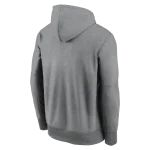 NY YANKEES Men's Nike ThermaL Fleece Hood GRAY - Image 4