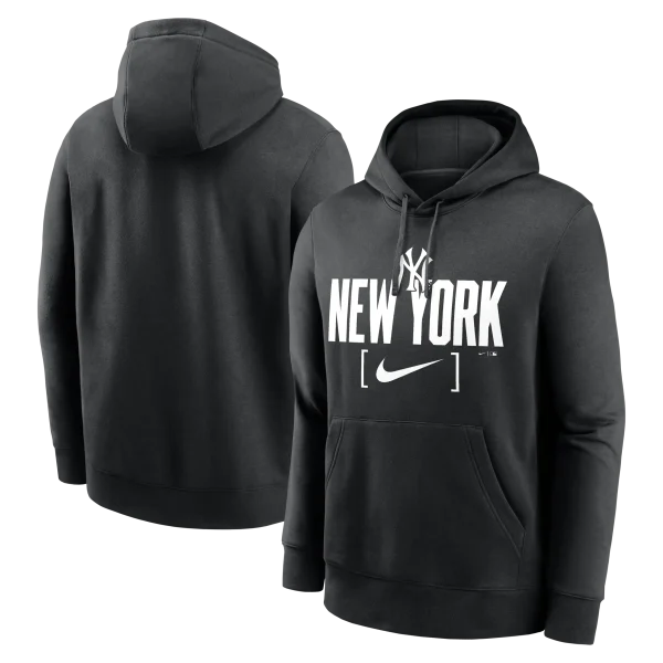 NY YANKEES Men's Nike Club Slack Fleece Hood