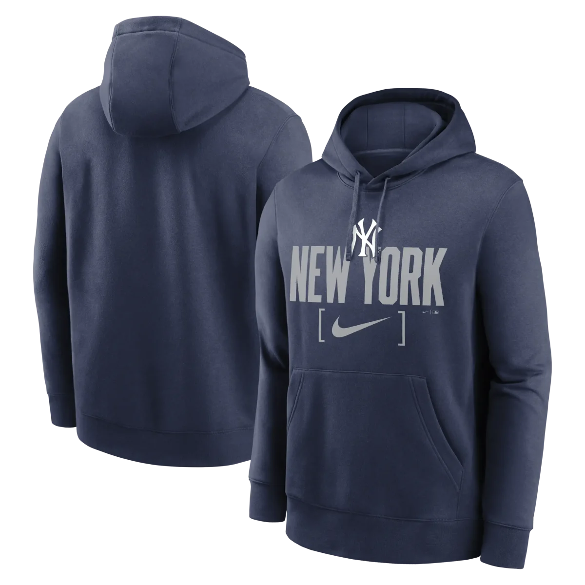 NY YANKEES Men's Nike  Club Slack Fleece Hood - Image 1