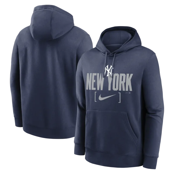 NY YANKEES Men's Nike  Club Slack Fleece Hood
