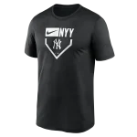 NY YANKEES Men's Nike  Home Plate Icon Legend Tee - Image 2