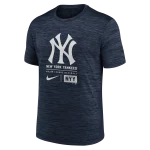 NY YANKEES Men's Nike Large Logo Velocity Tee - Image 2