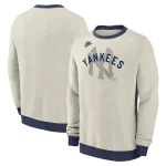NY YANKEES Men's Nike Cooperstown Crewneck Fleece