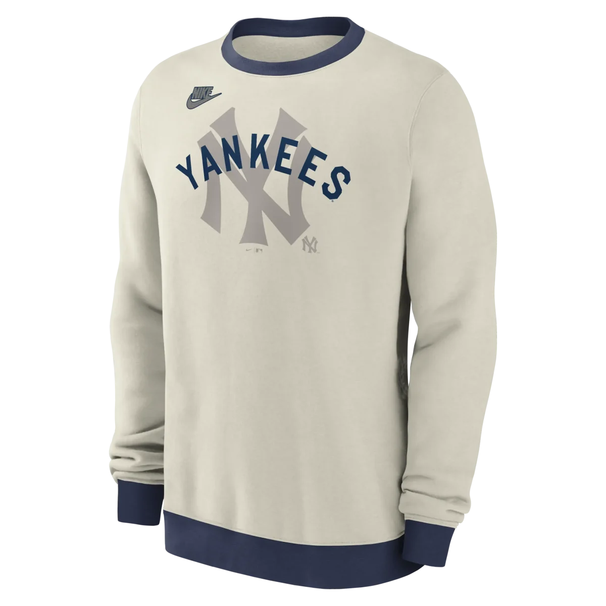 NY YANKEES Men's Nike Cooperstown Crewneck Fleece - Image 3