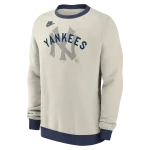 NY YANKEES Men's Nike Cooperstown Crewneck Fleece - Image 3