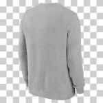 NY YANKEES MEN'S NIKE THROWBACK CREWNECK GRAY - Image 2