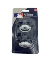 NY YANKEES ORTHODONTIC PACIFERS 2 PACK NAVY - Image 4