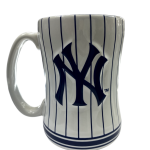 NY YANKEES  PINSTRIPE Relief MUG