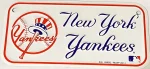 New York Yankees Bike Tag ( License Plate ) - Image 2