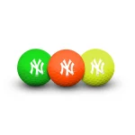 NY YANKEES 3 COLORS GOLF BALLS IN CLAMSHELL