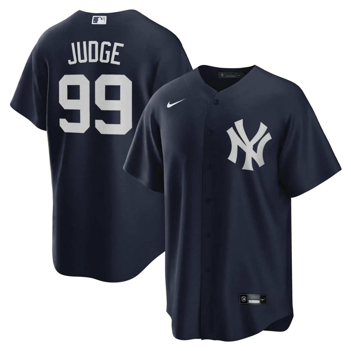 NY YANKEES NIKE A JUDGE #99 ALTERNATE NAVY JERSEY NAME AND NUMBERS - Image 1