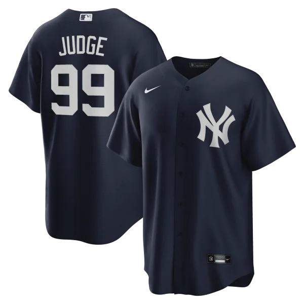 NY YANKEES NIKE A JUDGE #99 ALTERNATE NAVY JERSEY NAME AND NUMBERS