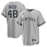 NY YANKEES NIKE RIZZO # 48 GRAY ROAD REPLICA JERSEY NAME & NUMBERS