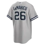 NY Yankees  Nike LEMAHIEU # 26  GRAY ROAD  Replica JERSEY Player Name & NUMBERS - Image 2