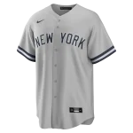 NY YANKEES JUDGE # 99 NIKE GRAY ROAD REPLICA JERSEY PLAYER NUMBERS ONLY - Image 2